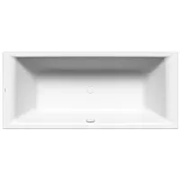 Kaldewei Puro duo Badewanne 266400010231 180x80cm, Überlauf mittig, pergamon