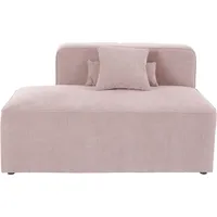 Recamiere ANDAS "Sundstrup", rosa, B:140cm H:76,5cm T:93cm, 100% Polyester, Sofas, Modulserie, individuelle Zusammenstellung