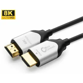 MicroConnect HDMI-Kabel 2.1 HDMI-A Stecker HDMI-A Stecker 10 m Schwarz