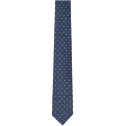 Hackett London für Herren. HM053631 Little Pine Seidenkrawatte blau (OSFA), Lässig, Party, Klassisch