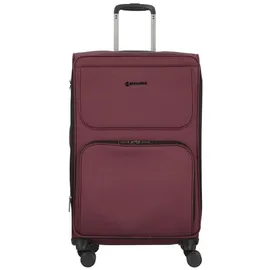 Stratic Bendigo Light Plus 4-Rollen Trolley 72 cm Laptopfach aubergine