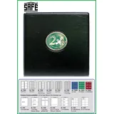 2 EURO MÜNZALBUM SAFE 7340-7 PREMIUM + 3D Plakette leer zum selbst befüllen