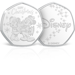 „Mickey & Minnie – Christmas“ – die Disney-Lizenzprägung inklusive Weihnachtskarte!