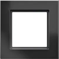 EQ-3 Glasrahmen 1-fach schwarz