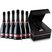 Sant'Orsola Prosecco D.O.C.Rosè Brut LX Schaumwein Italien Rosewein 6 Flaschen (6 x 0.75 l)