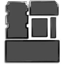 DEMCiflex DF0483, Staubfilter, Schwarz, Corsair Obsidian 750D, 5 Stück(e)