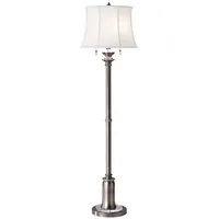 Elstead Lighting Stateroom Stehleuchte E27 2-fach Antikes Nickel (E27)