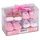 Brubaker 4 Paar Babysocken Mädchen 0-12 Monate - Tiere Rosa Gelb - 0-12 Monate