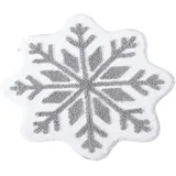 Weihnachts-Badezimmerteppiche, runde Badematte - Roter runder Weihnachtsteppich,Rutschfeste Weihnachtsdekoration, maschinenwaschbarer weicher Teppich für Wohnzimmer, Schlafzimmer, Badezimmer