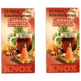 KNOX Brenner Glühwein Räucherkegel, braun