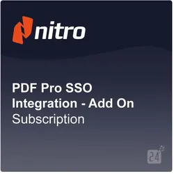 Nitro PDF Pro SSO Integration - Add On 3 Year Subscription per Year ESD