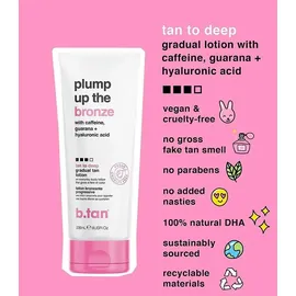 b.tan Plump Up the Bronze Selbstbräuner Lotion 236 ml
