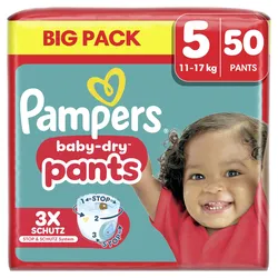 Pampers Baby Dry Pants Windeln Gr.5 Junior 11-17kg Big Pack - 5