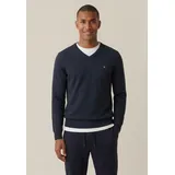 FYNCH-HATTON Pullover mit V-Ausschnitt Blau S