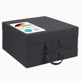 MSS e.K. Klappmatratze NEO 90x200x15 cm – Faltbare Gästematratze, Komfortables Reisebett, praktische Notlösung, platzsparend und leicht zu verstauen