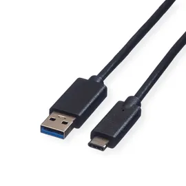 ROLINE GREEN USB-A auf USB-C 0,5 m Schwarz