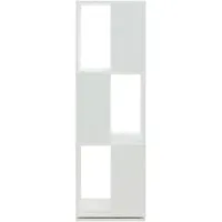 [en.casa] Drehbares Bücherregal Fjelmarirg 109x34x34 cm Weiss 34 x 109 cm)
