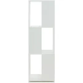 [en.casa] Drehbares Bücherregal Fjelmarirg 109x34x34 cm Weiss 34 x 109 cm)