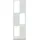 [en.casa] Drehbares Bücherregal Fjelmarirg 109x34x34 cm Weiss 34 x 109 cm)