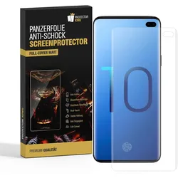 2x 9H Panzernanoglas für Samsung Galaxy S10 Plus FULL CURVED MATT ENTSPIEGELT Displayschutz Schutzglas Schutzfolie Panzerglas ANTI-SHOCK/ ANTI-KRATZ/ ANTI-BRUCH/ ANTI-SCHMUTZ
