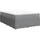 vidaXL Boxspringbett mit Matratze Hellgrau 140x200 cm Stoff