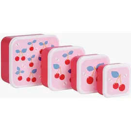 A Little Lovely Company Lunchbox-Set, Kirschen