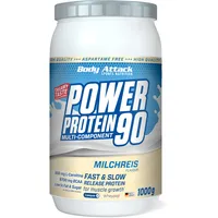 Body Attack Power Protein 90 Milchreis Pulver 1000 g