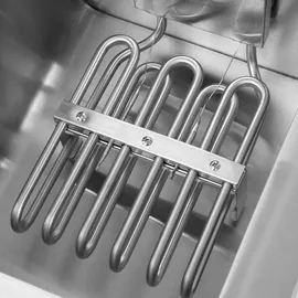 Vertes Doppel-Friteuse 2x13L Edelstahl