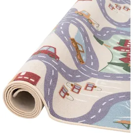 Snapstyle Kinder Spiel Strassenteppich Fun Town 100 x 400 cm