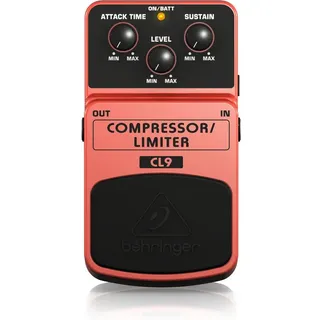 Behringer Musikinstrumentenpedal, (Effekte, Compressor/Gate/Limiter), CL9 Compressor/Limiter - Effektgerät für Gitarren