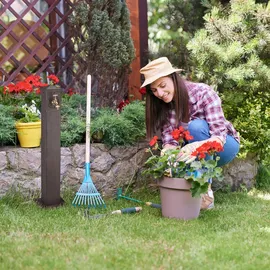 Relaxdays Wasserzapfsäule antikes Design 91 cm