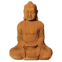 Steelboxx Buddhafigur XL Buddha Figur 58cm Skulptur Steinoptik Indoor-Ou (1 Stück), Dieser Buddha wird Ihnen besondere Augenblicke schenken. Ruhe, Einkehr und Erholung strahlen sich auf Ihr Zuhause oder Ihren Garten aus beige