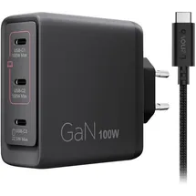 Lenovo Multi-port USB Ladegerät 100W USB-C® Schwarz Innenbereich GaN