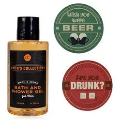 ACCENTRA Geschenkset Men's Collection 6053980 Männer Bierdeckel rund