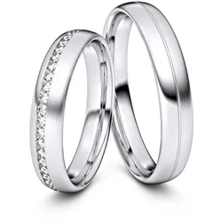 Partnerringe / Freundschaftsringe Toenisvorst 925er Silber - 8421