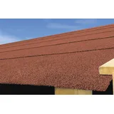 Karibu Dachbahn 0,5 m Breite 2,5 qm Rot