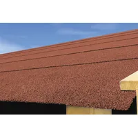Karibu Dachbahn 0,5 m Breite 2,5 qm Rot