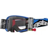 Alpinestars Supertech Stream Offroad-brille Mit Roll-off-system - Blue -