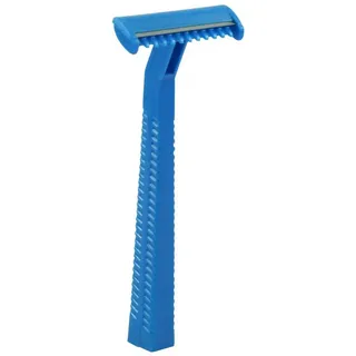 AMPri Einwegrasierer Einmal-Rasierer 100 Stück blau