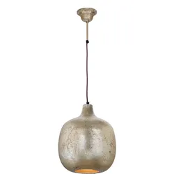 KAYOOM Hängeleuchte "Mican", braun (beige, steincharakter), Ø 34cm H: 38cm, Lampen, modern, vielseitig kombinierbar