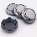 4 x Nabenkappen Nabendeckel Felgendeckel 67,5-62,5 mm - silber