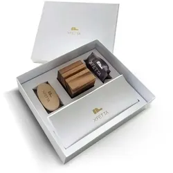 AMBROGIO SANELLI XFETTA-Geschenkbox – Trüffelschneider, Pinsel und Trüffelhandschuh