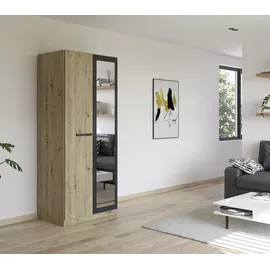 Rauch Drehtürenschrank MODI 91 x 210 x 54 cm Grau