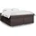 vidaXL Boxspringbett 180 x 200 cm Dunkelbraun