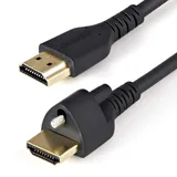 Startech StarTech.com 1m High Speed HDMI Kabel St/St schraubbar, 4K 60Hz HDR - HDMI-2.0-Monitorkabel mit Verriegelungsschraube für sichere Verbindung - HDMI-Kabel mit Ethernet - (HDMM1MLS) - TV Optionen Zubehör Videoadapter
