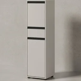 KADIMA DESIGN Badschrank Hamburg Nischenschrank 80 x 60 x 30 cm Steingrau
