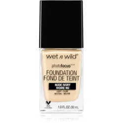 Wet n Wild Photo Focus mattierendes Make up-Fluid Farbton Nude Ivory 30 ml