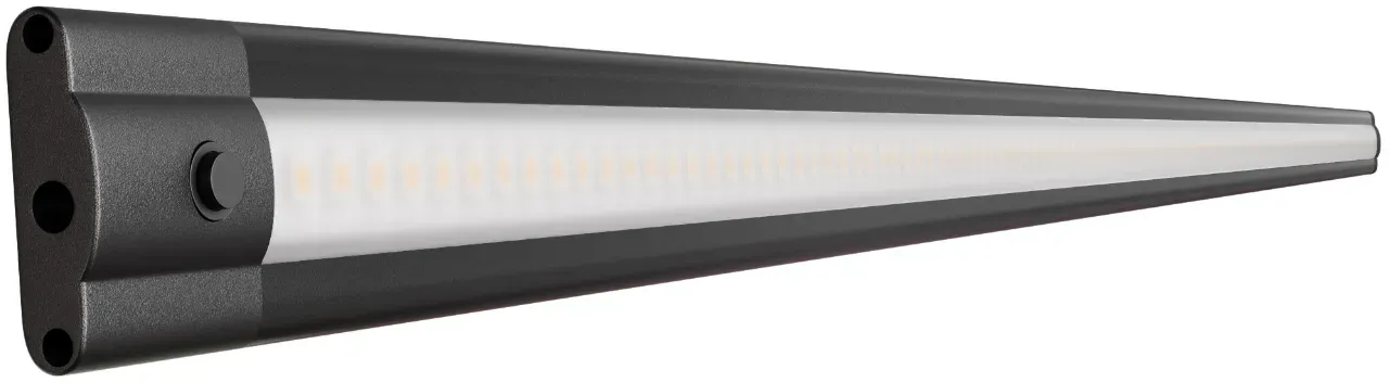 ledscom.de LED Unterbauleuchte {system} {farbefinish}, {lichtfarbe}, {ang_farbtemp}, flach , {breitecm}, {ang_nutzlichtstrom}, {ang_leistung_einzustand}, {betriebsspannung}, Schalter, Stecksystem ATOM, {schutzart}, Netzteil erforderlich (nicht enthalten)
