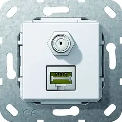 Einsatz Modular-Jack/Sat Einsatz rws glz