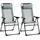 Outsunny Klappstuhl 62 x 70 x 109 cm grau 2 St.